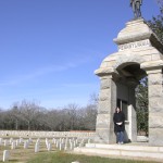 CIMG3907 Amy in the Pennsylvania Monument at Andersonville National Cemetery