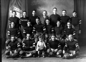 Randall Henry Walvoord football picture c. 1921